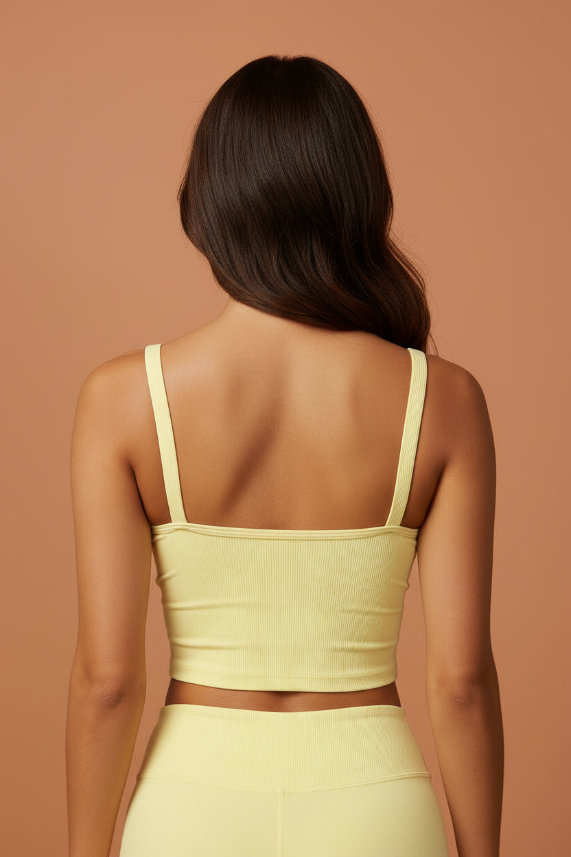 Solid Cropped Tank